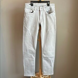 Peter Millar Light Gray Straight Men Jeans